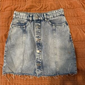 Divided Light Blue Denim Skirt